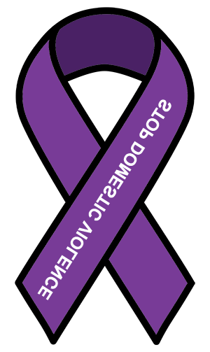 Purple Ribbon - Stop Domestic Violence